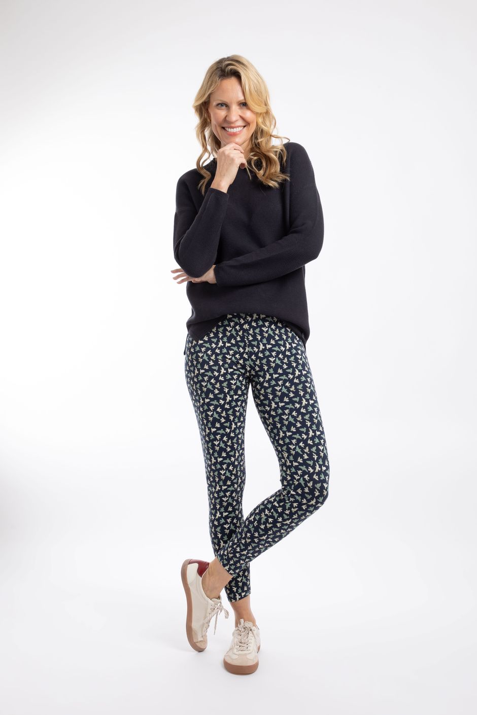 Bailey Printed Leggings Midnight