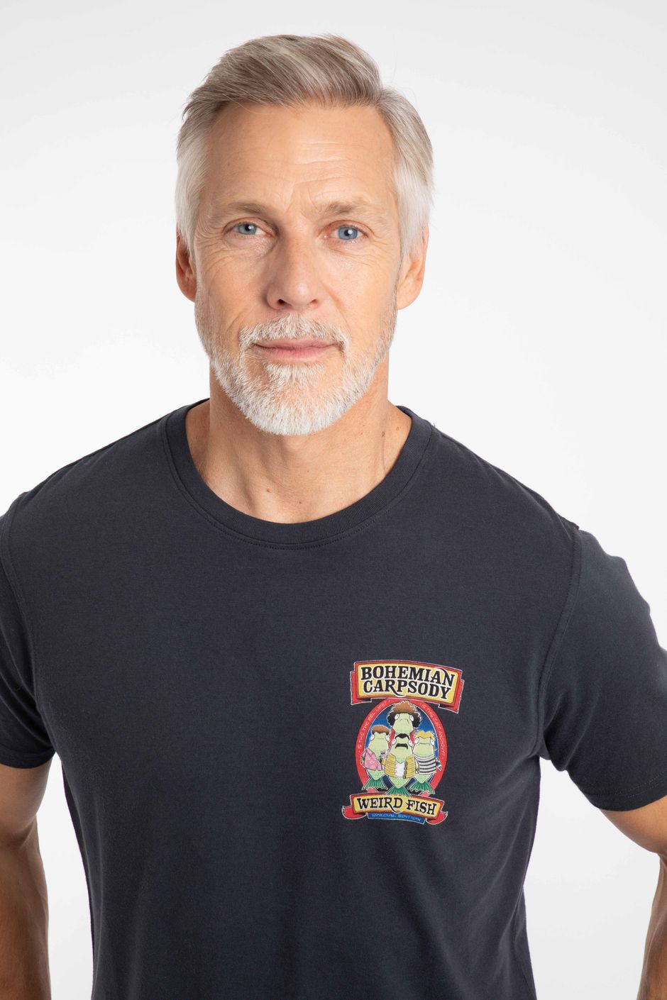 Bohemian Carpsody Back Print Angling Trust Artist T-Shirt Navy