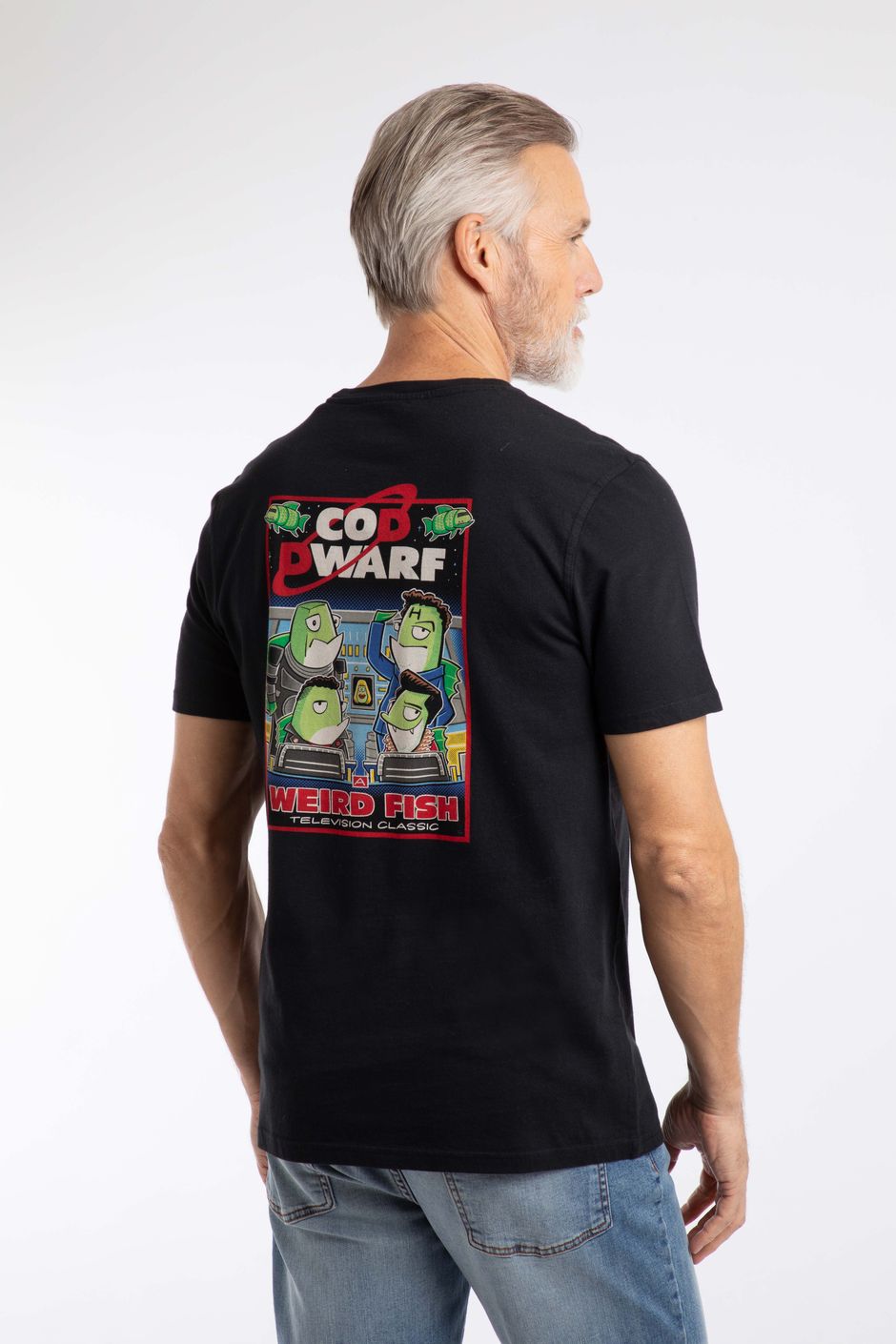 Cod Dwarf Back Print Artist T-Shirt Black