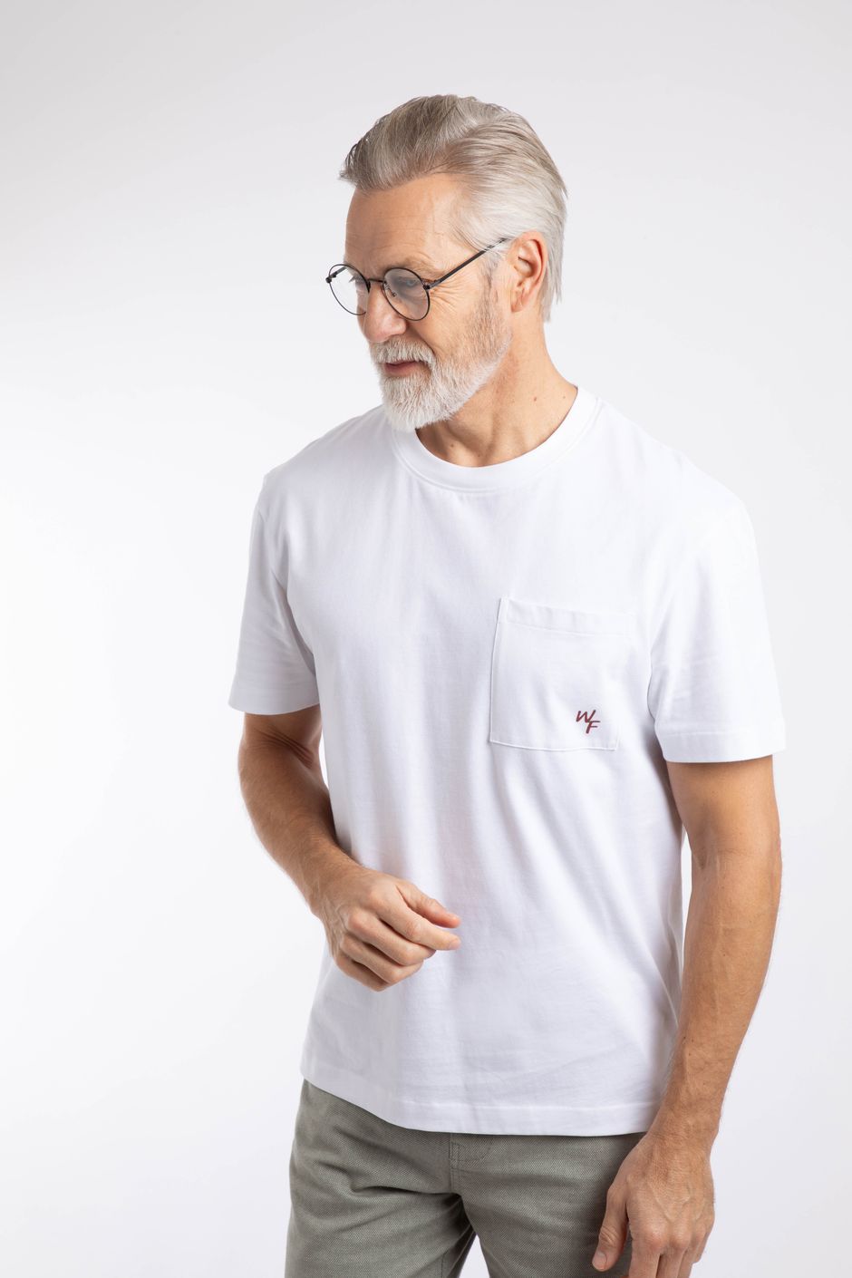 The Keaton Super Soft Pocket T-Shirt White
