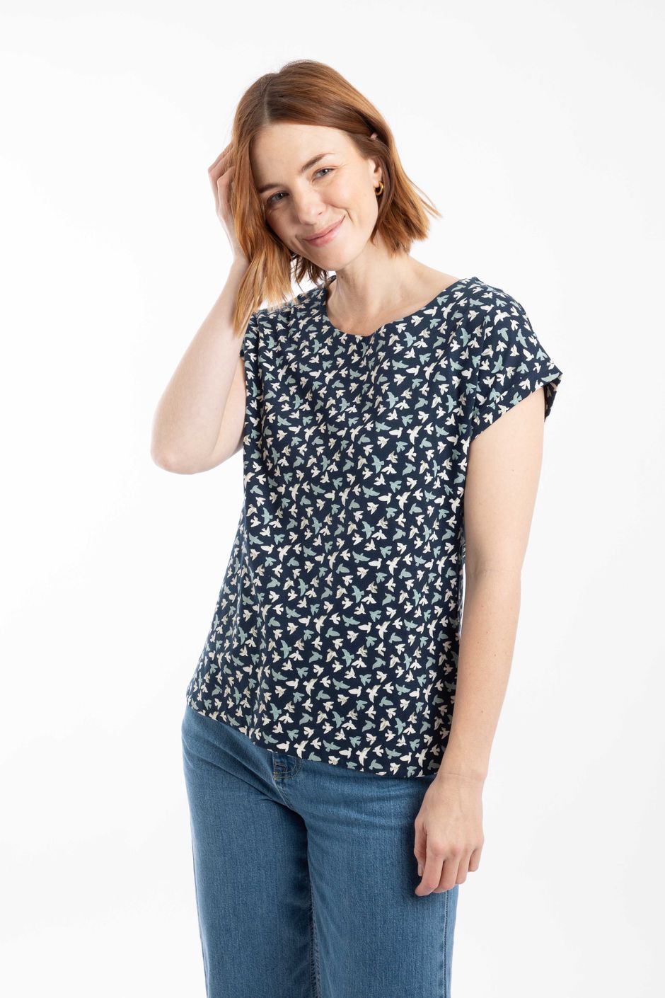 Paw Paw Printed Jersey T-Shirt Midnight