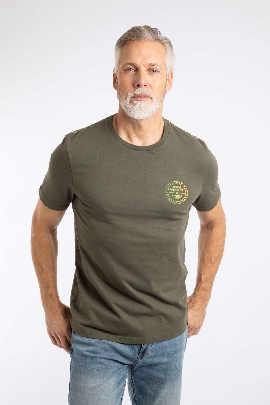 Angling Trust Back Print Graphic T-Shirt Fir Green