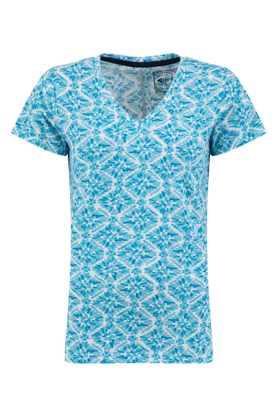 Merica Printed Jersey T-Shirt Smoked Blue