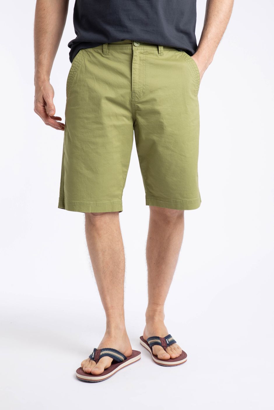 Rayburn Flat Front Shorts WashedOak