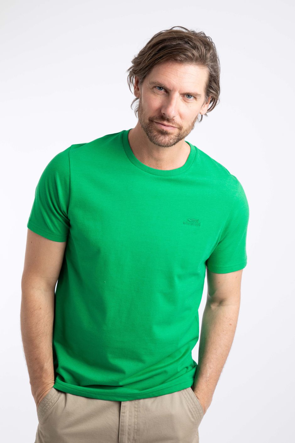 Hooked Branded T-Shirt Heritage Green