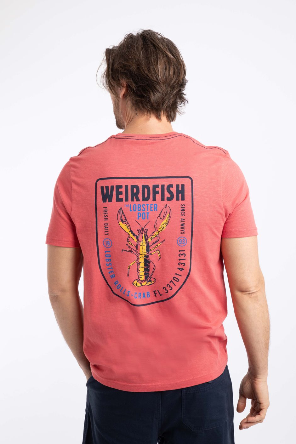 Lobster Pot Back Print Graphic T-Shirt Nantucket