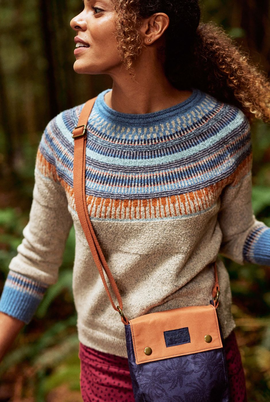 Minnie Printed Cross Body Bag Navy