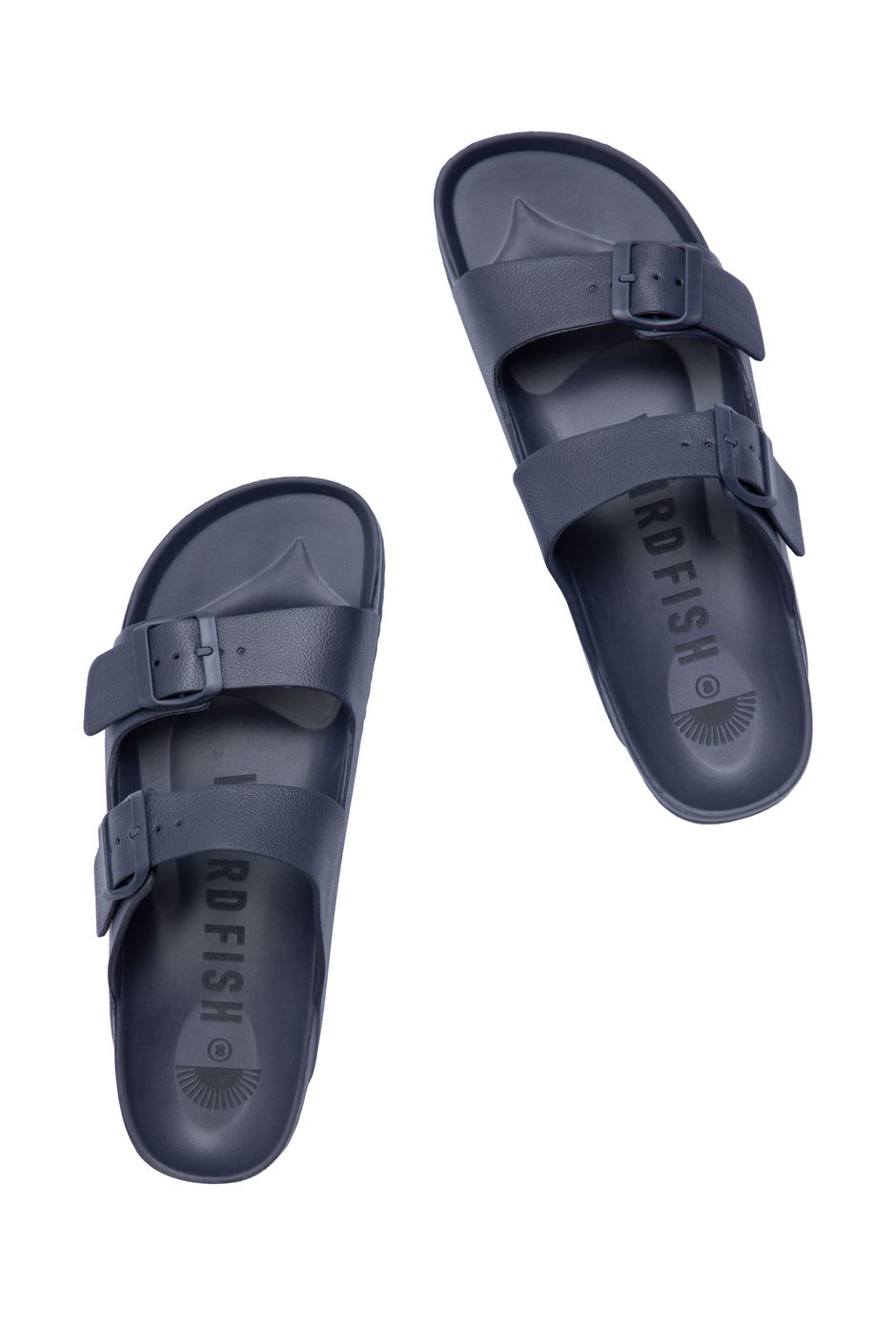 Herring Double Strap Pool Sliders Dark Blue