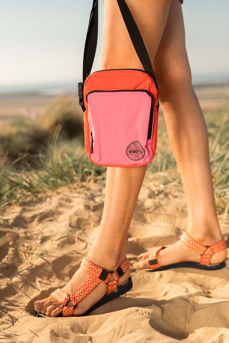 Nanga Cross Body Bag Dark Coral