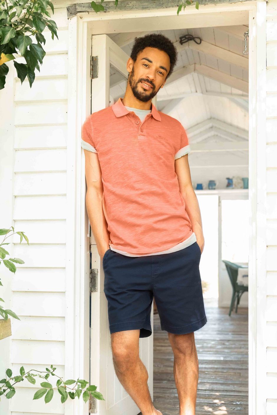 Weston Canvas Shorts Navy