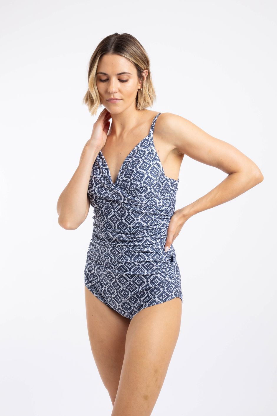 Penelope Printed Swimsuit Twilight