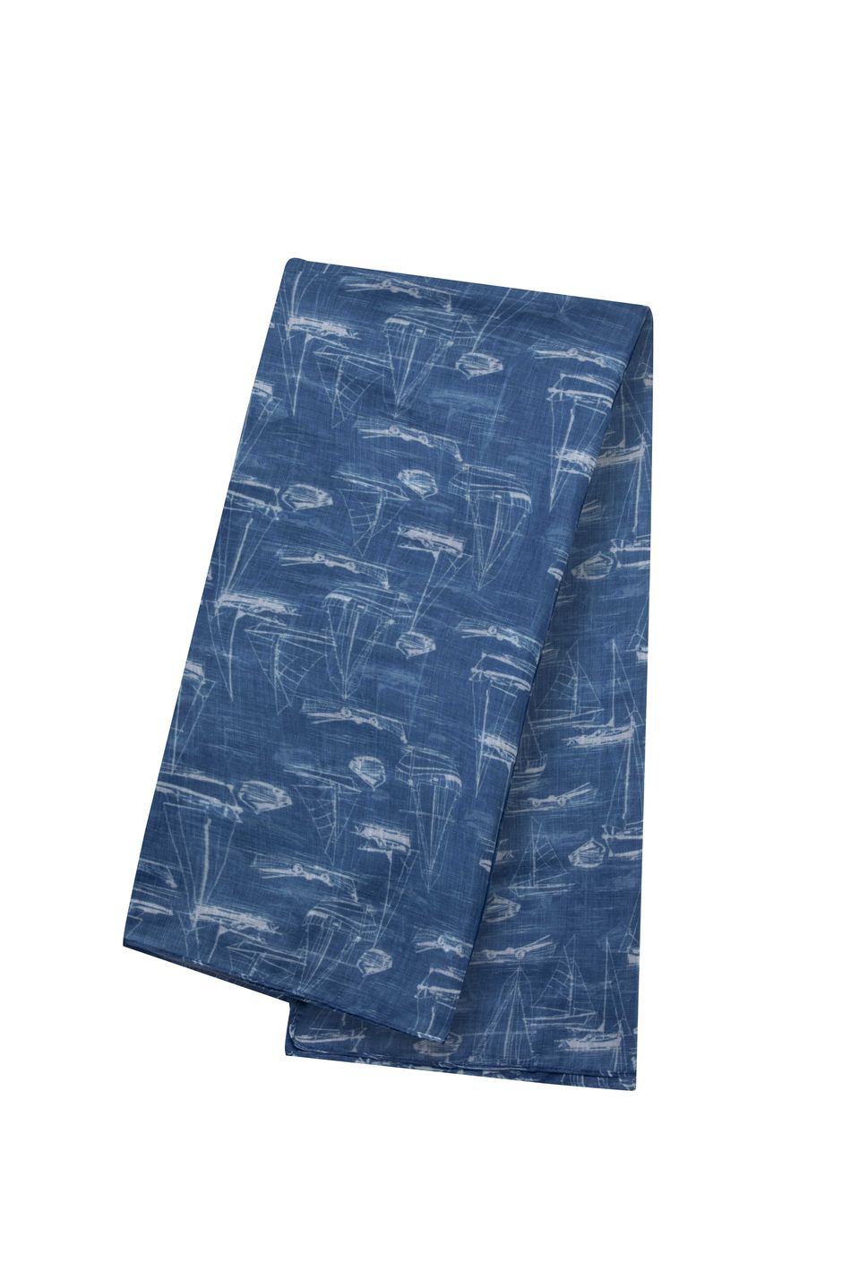 Kiera Printed Sarong Scarf Ensign Blue