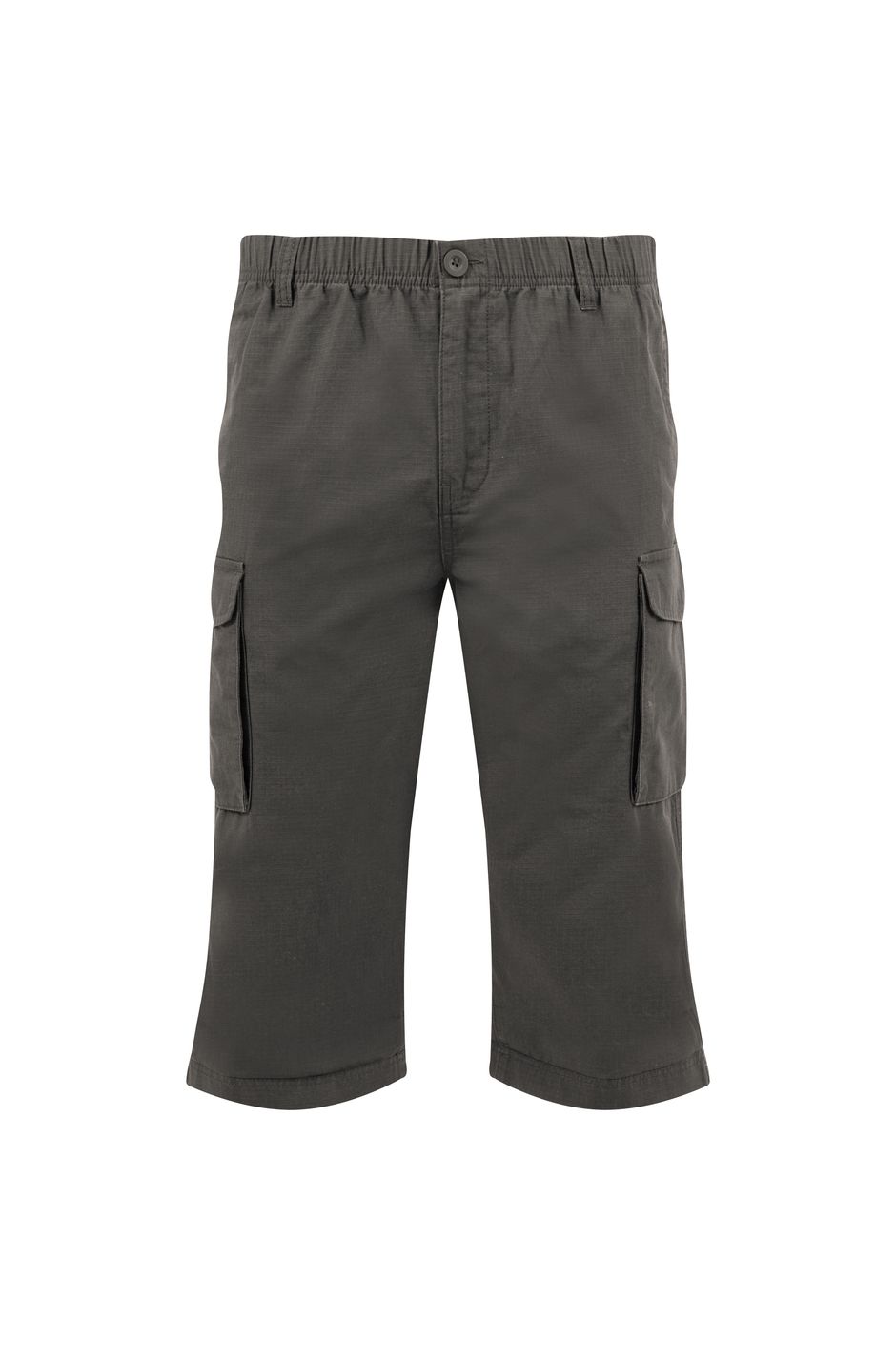 Summersville 3/4 Length Ripstop Cargo Shorts Dark Grey