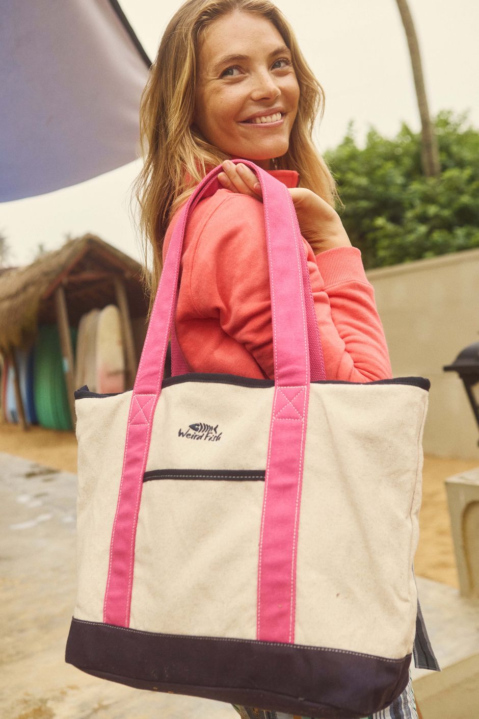 Starboard Canvas Tote Bag Gerbera