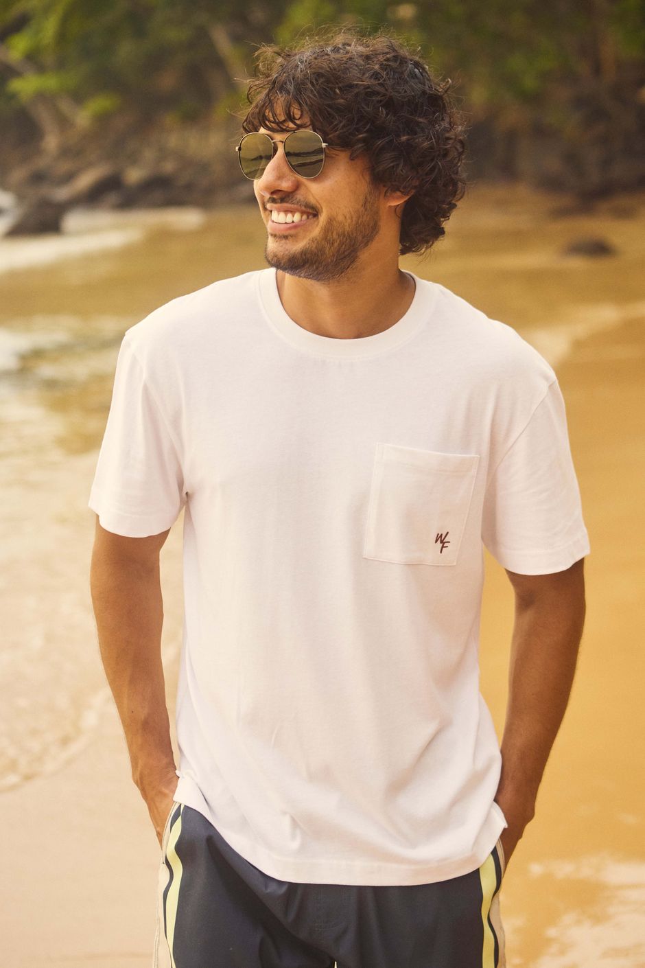 Keaton Super Soft Pocket T-Shirt White