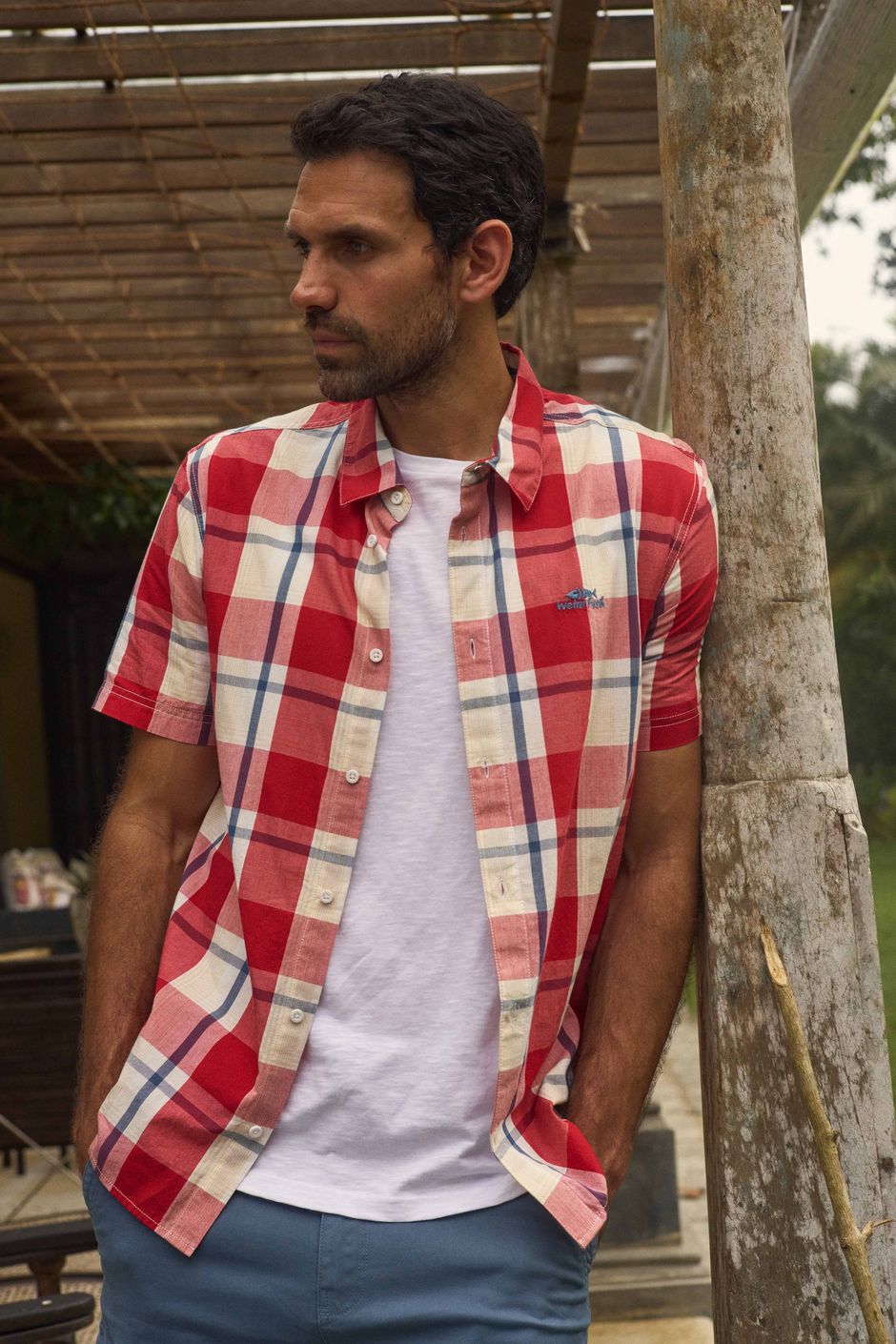 Judd Short Sleeve Check Shirt Nantucket