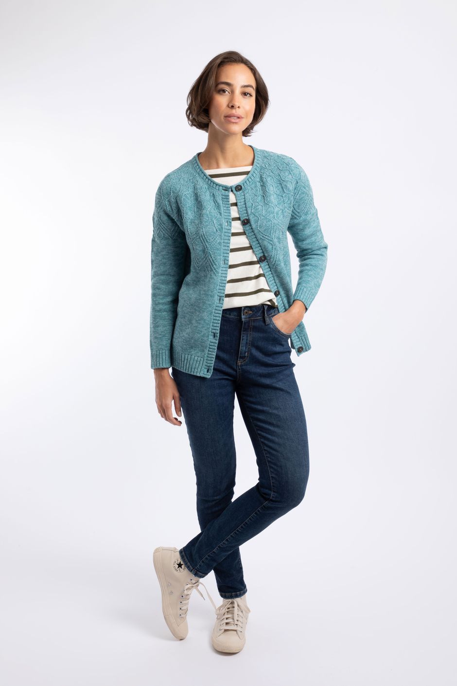 Caballo Outfitter Cardigan Smoked Blue