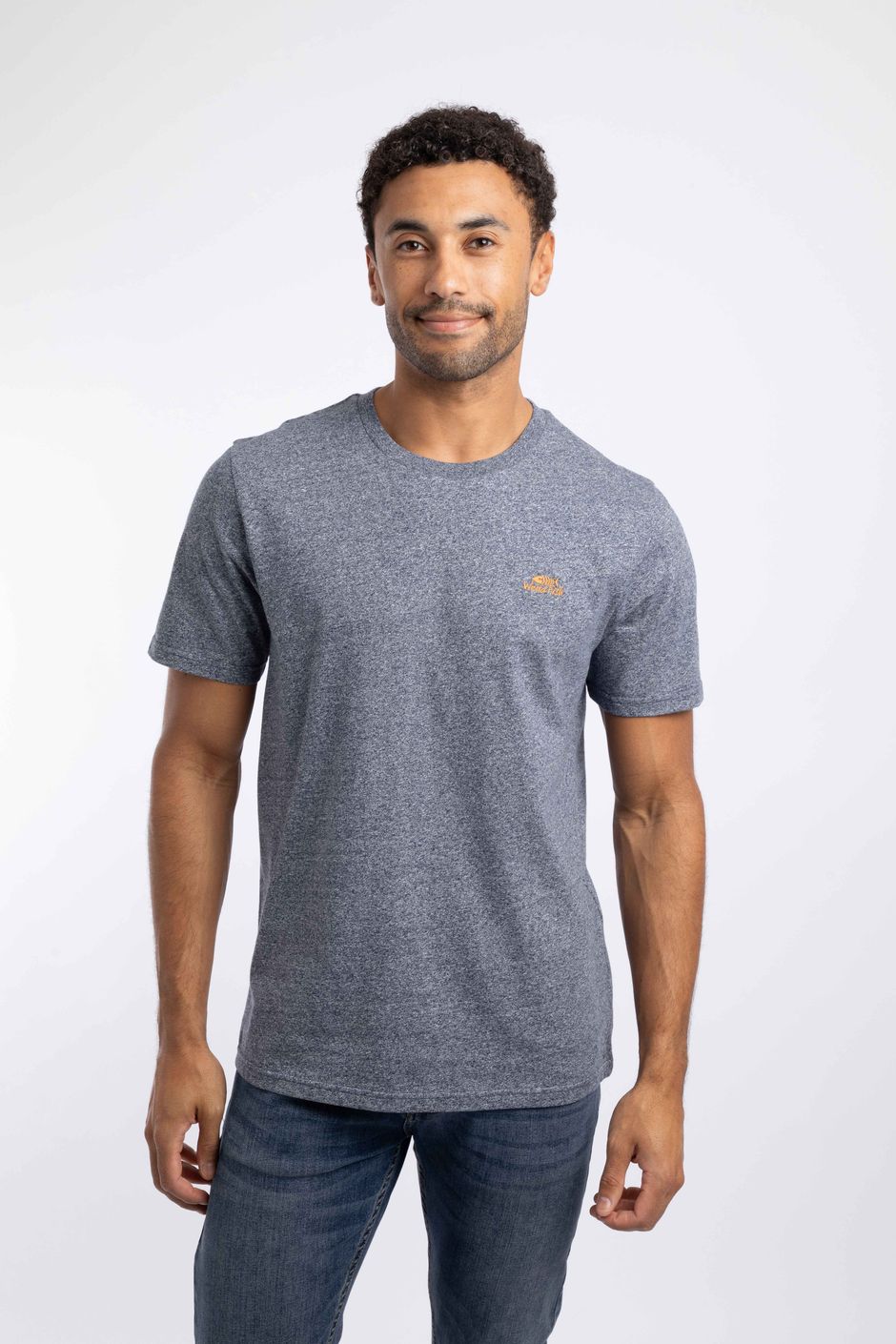 Fished Branded T-Shirt Dark Blue