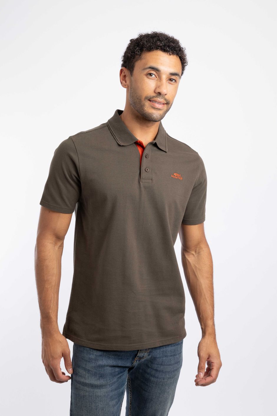 Miles Pique Polo Shirt Anthracite