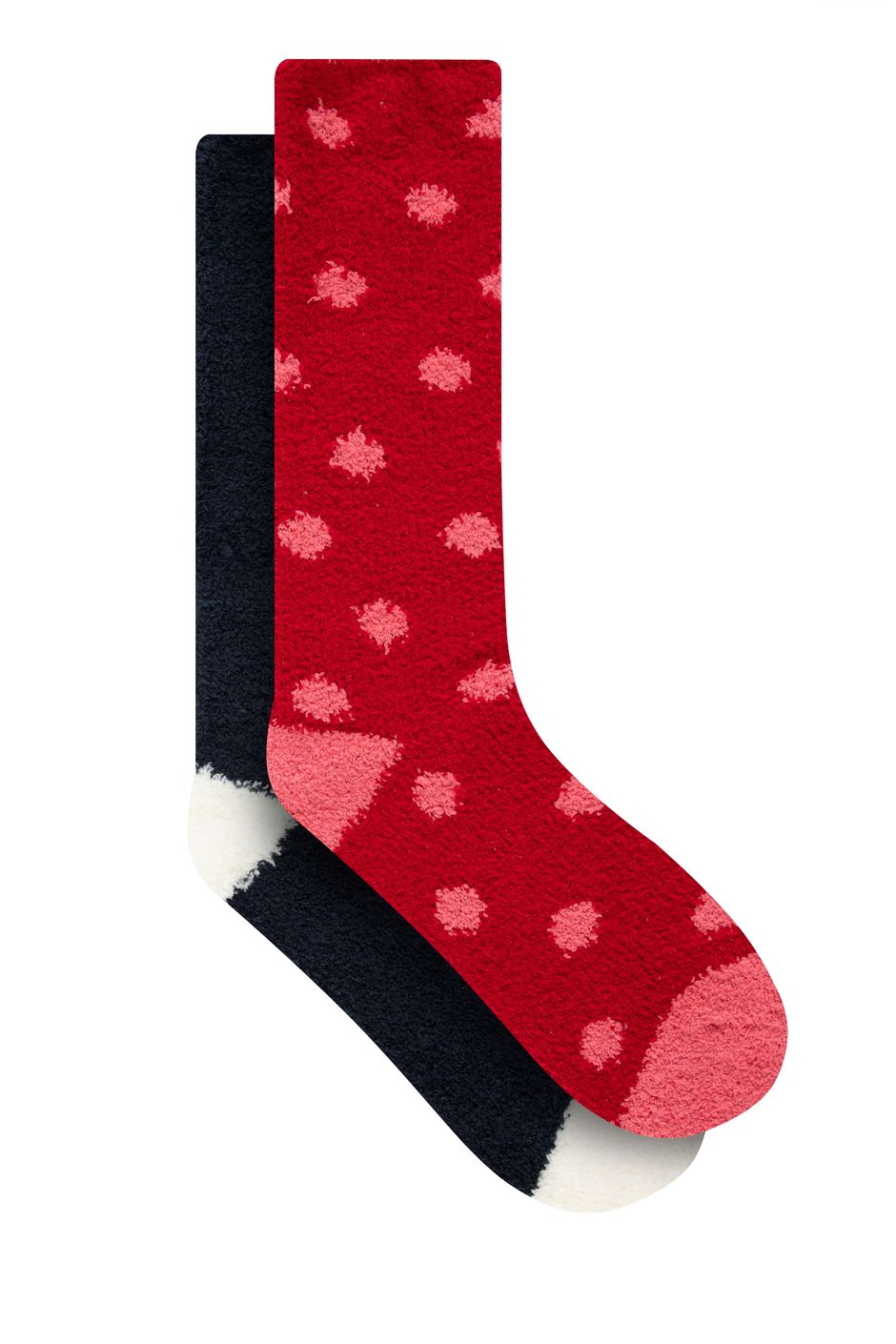 Park Fluffy Socks 2 Pack Red Grape