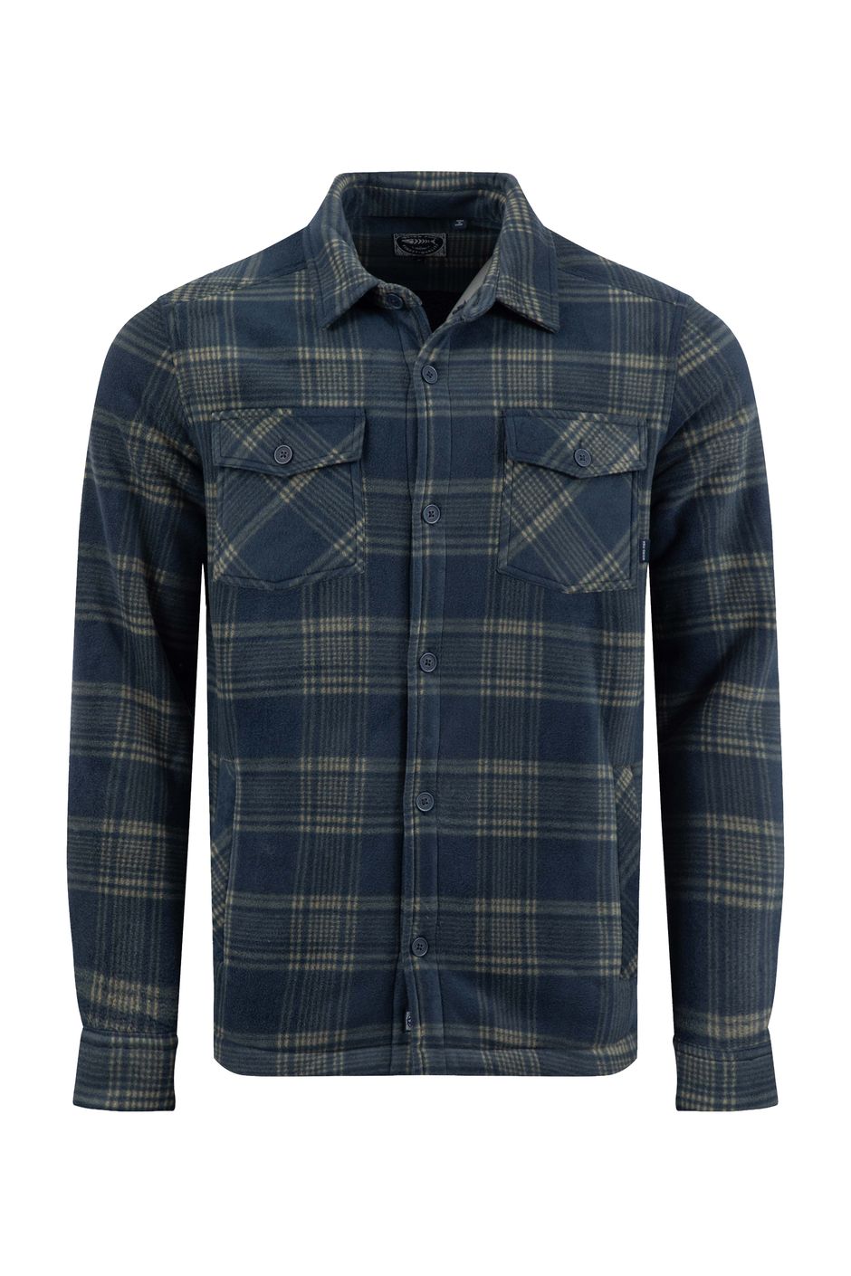 Tyburn Check Fleece Shacket Navy
