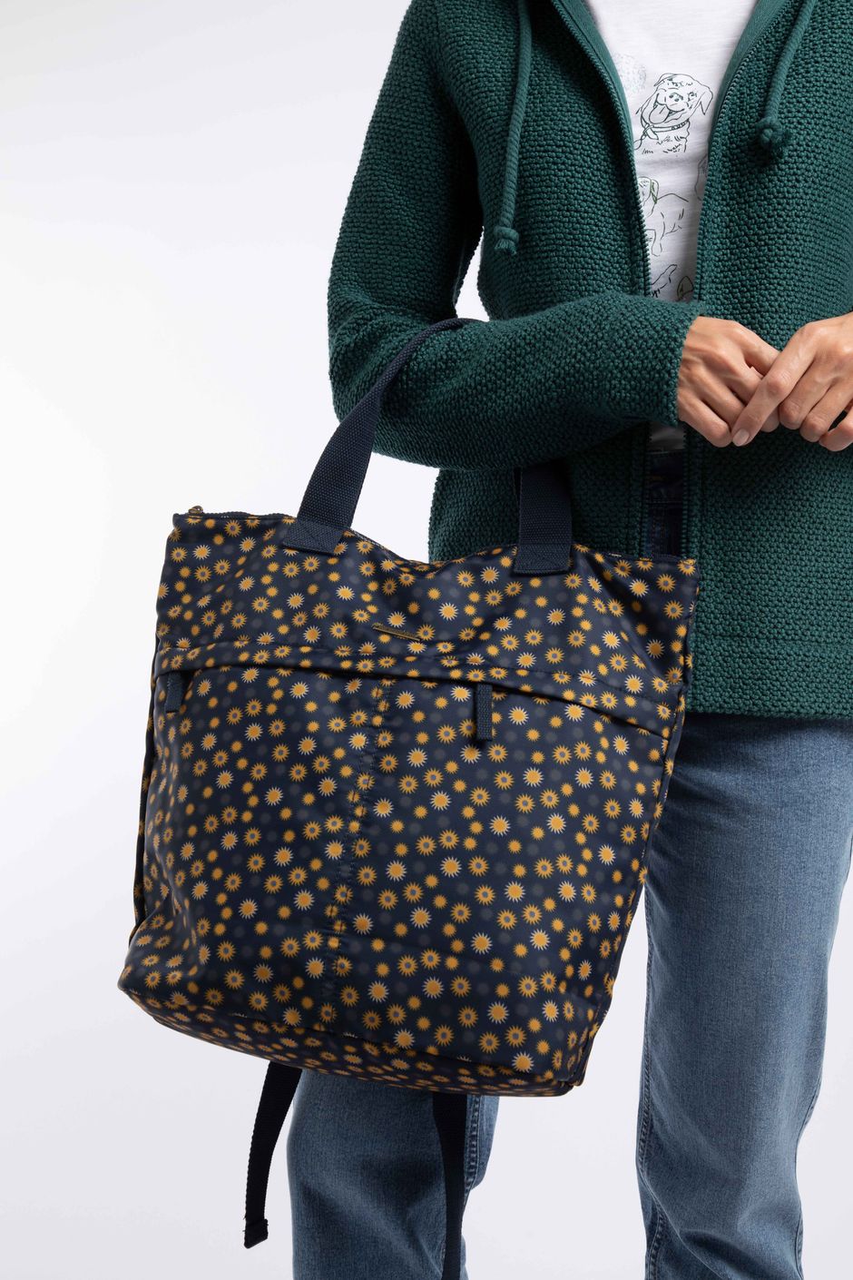 Ekora Printed Backpack Rustic Yellow