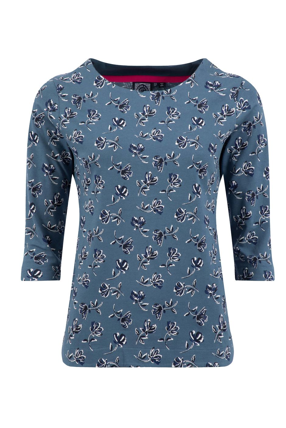 Rachel Printed Jersey T-Shirt Adriatic Blue