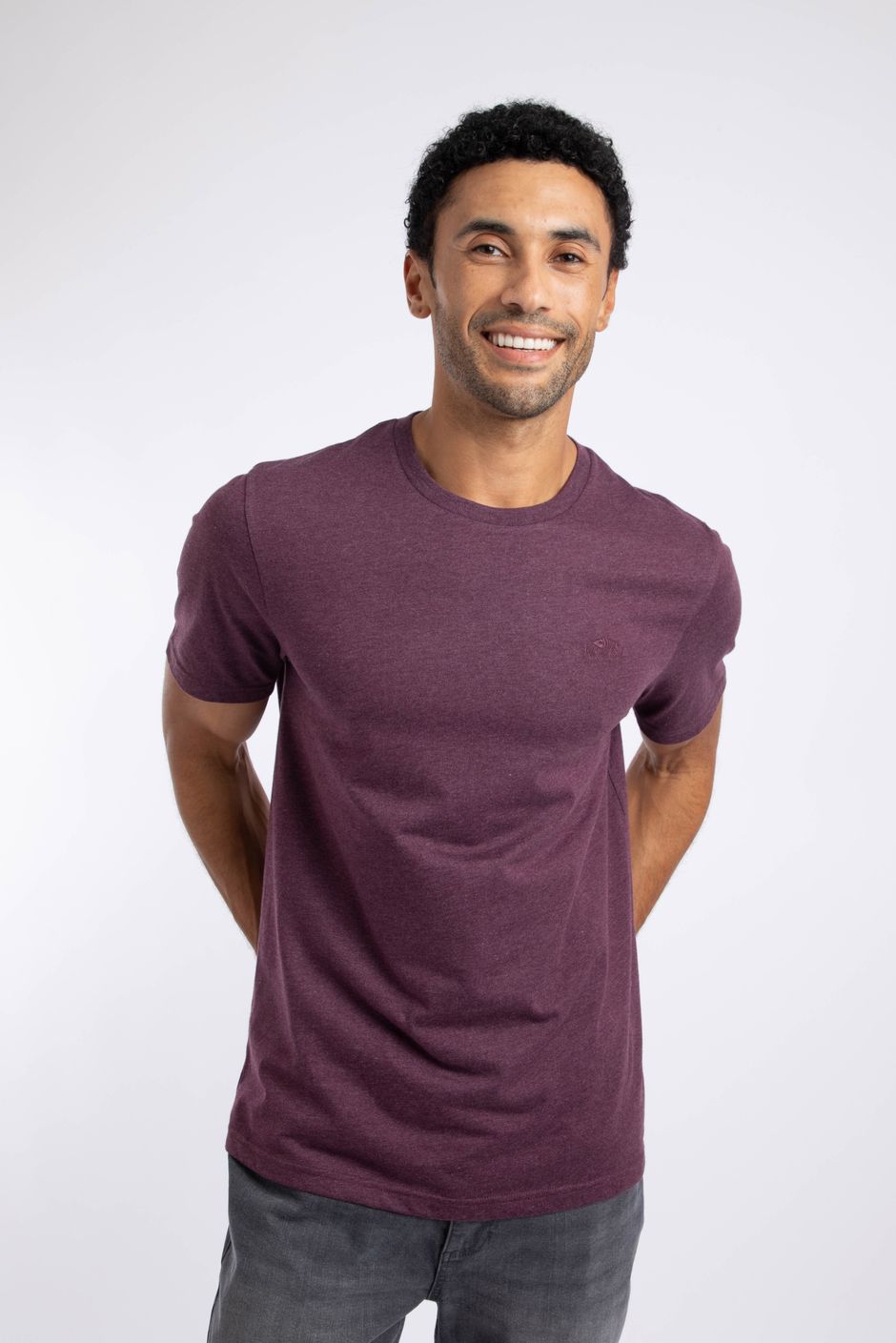 Hooked Branded T-Shirt Aubergine