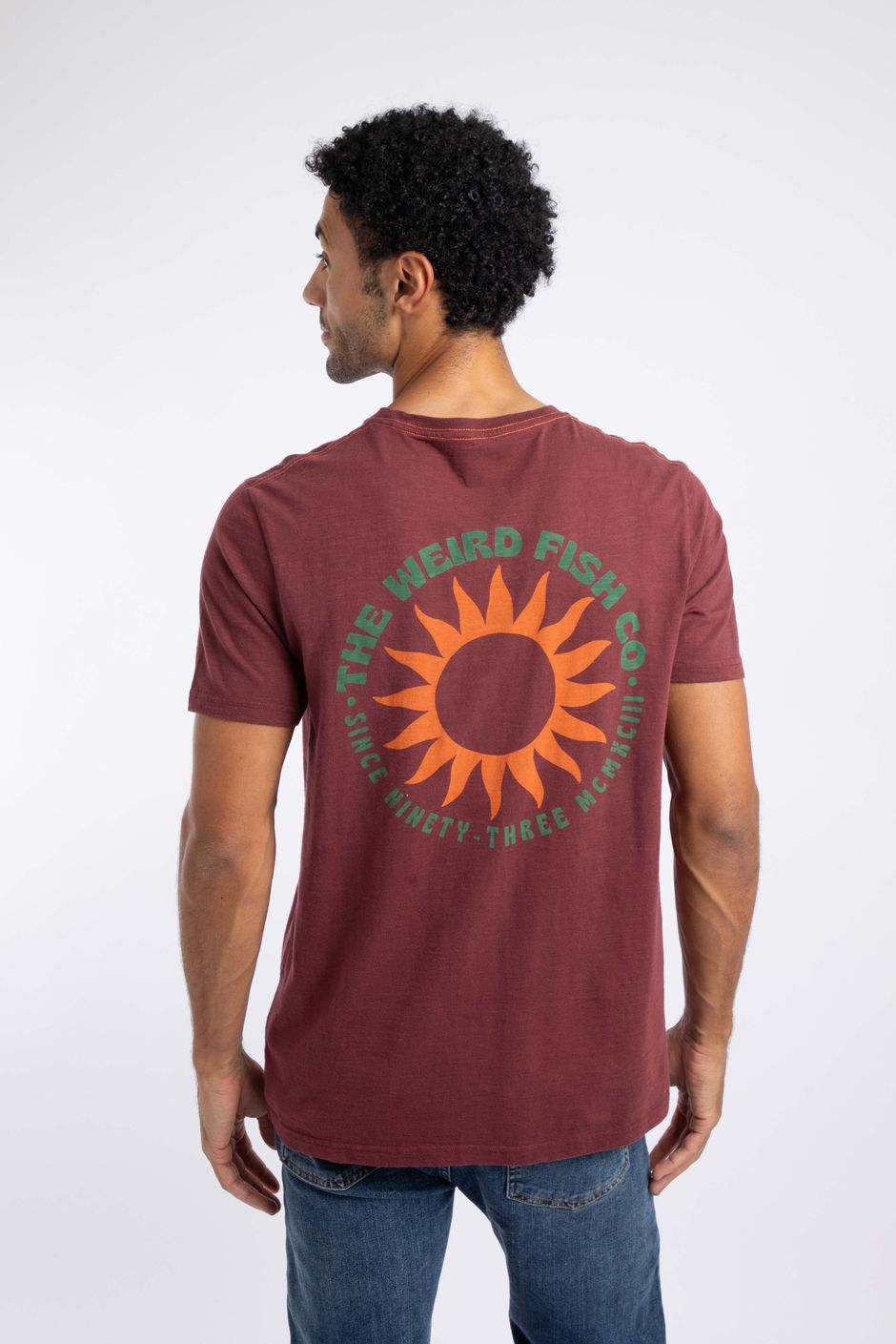 Sun Beam Back Print Graphic T-Shirt Port