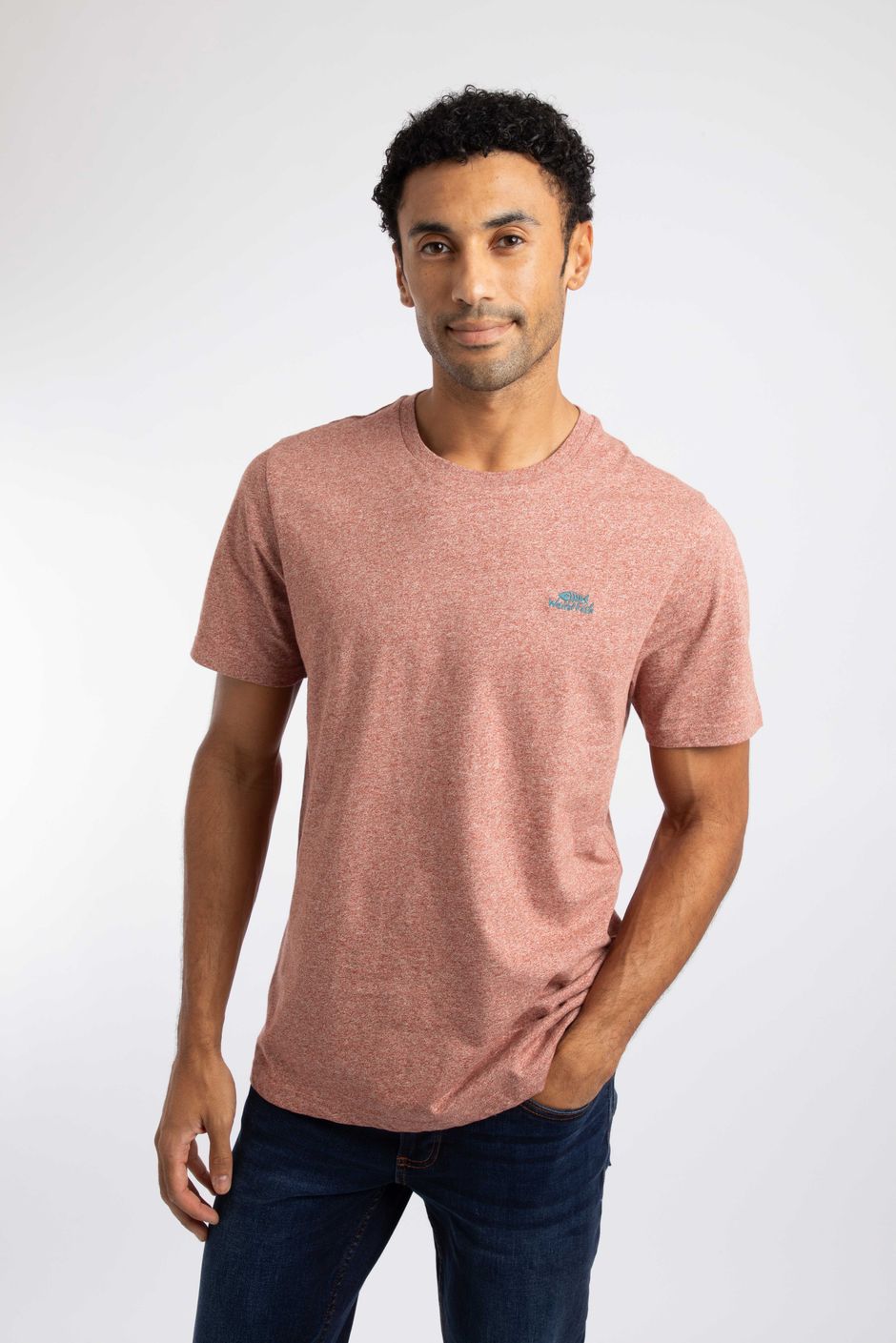 Fished Branded T-Shirt Maple Brown