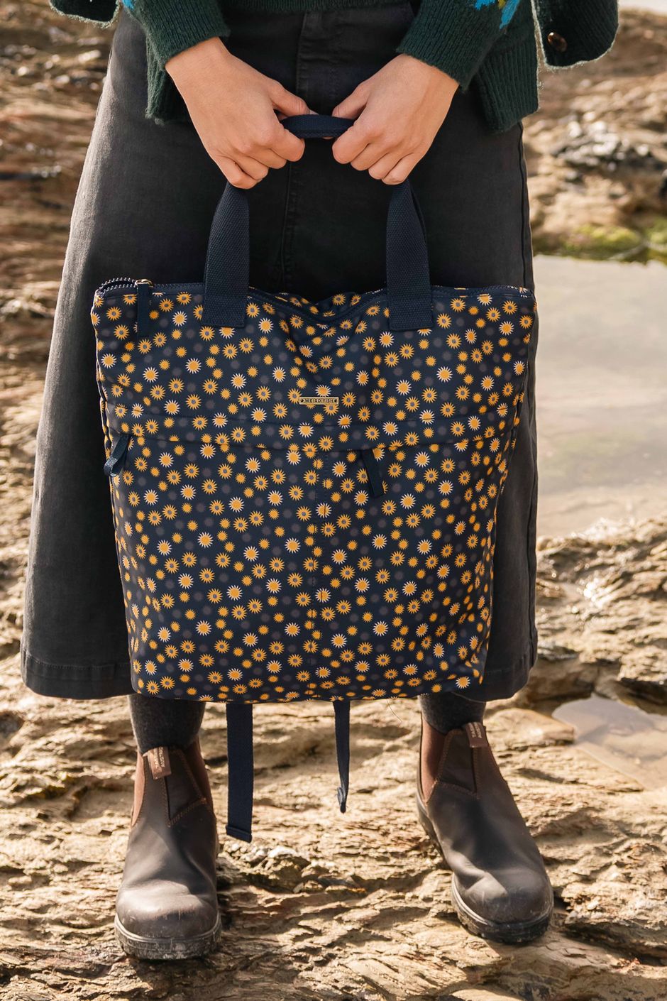 Ekora Printed Backpack Rustic Yellow