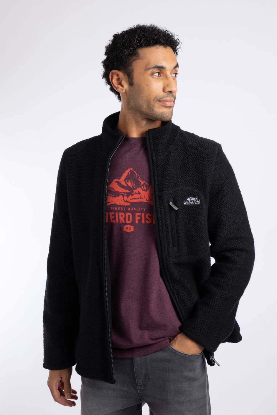 Arnott Full Zip Lined Macaroni Jacket Black