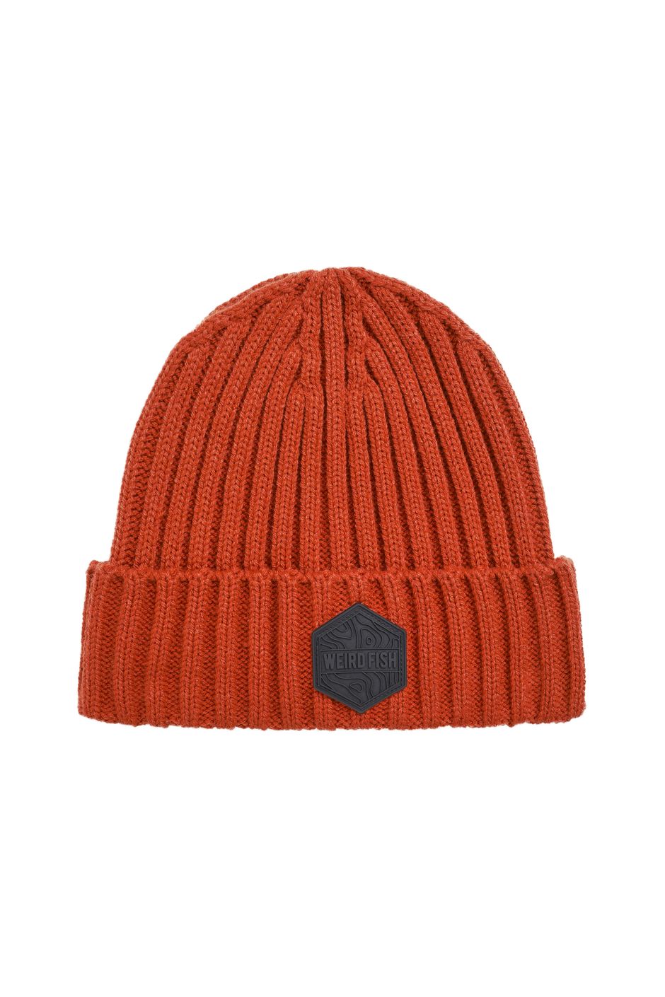Monreith Beanie Hat Rust Leaves