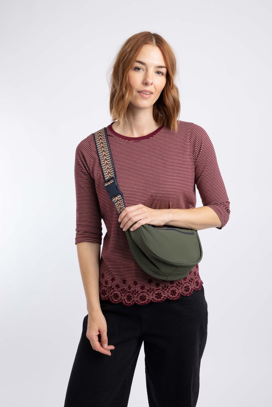 Bason Half Moon Bag Winter Green