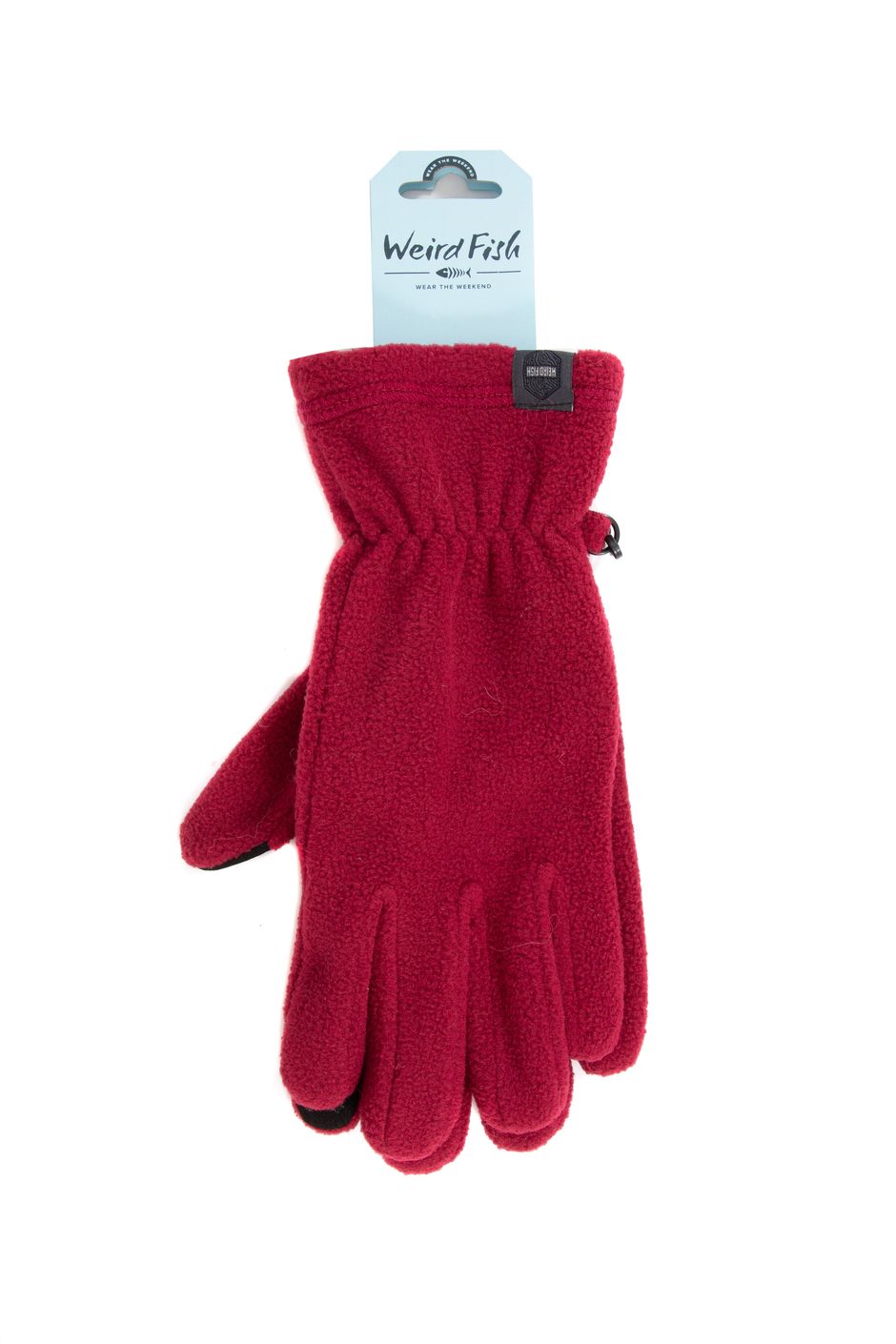 Fordell Microfleece Gloves Red Grape