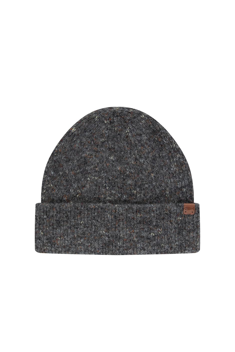 Twyning Nep Yarn Beanie Hat Dark Grey Marl