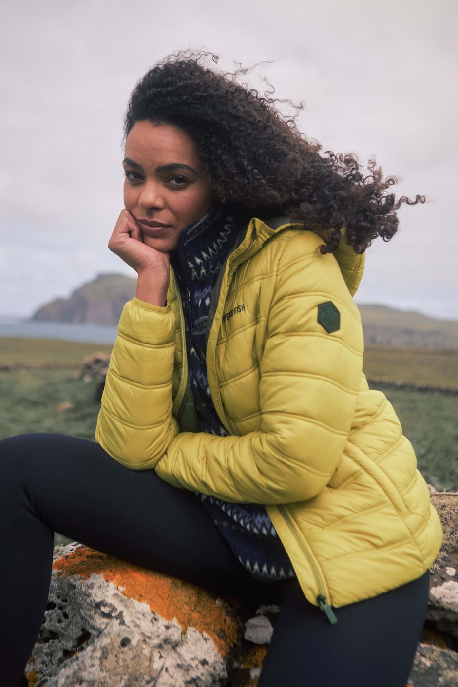 Eshka Lightweight Padded Jacket Tarragon