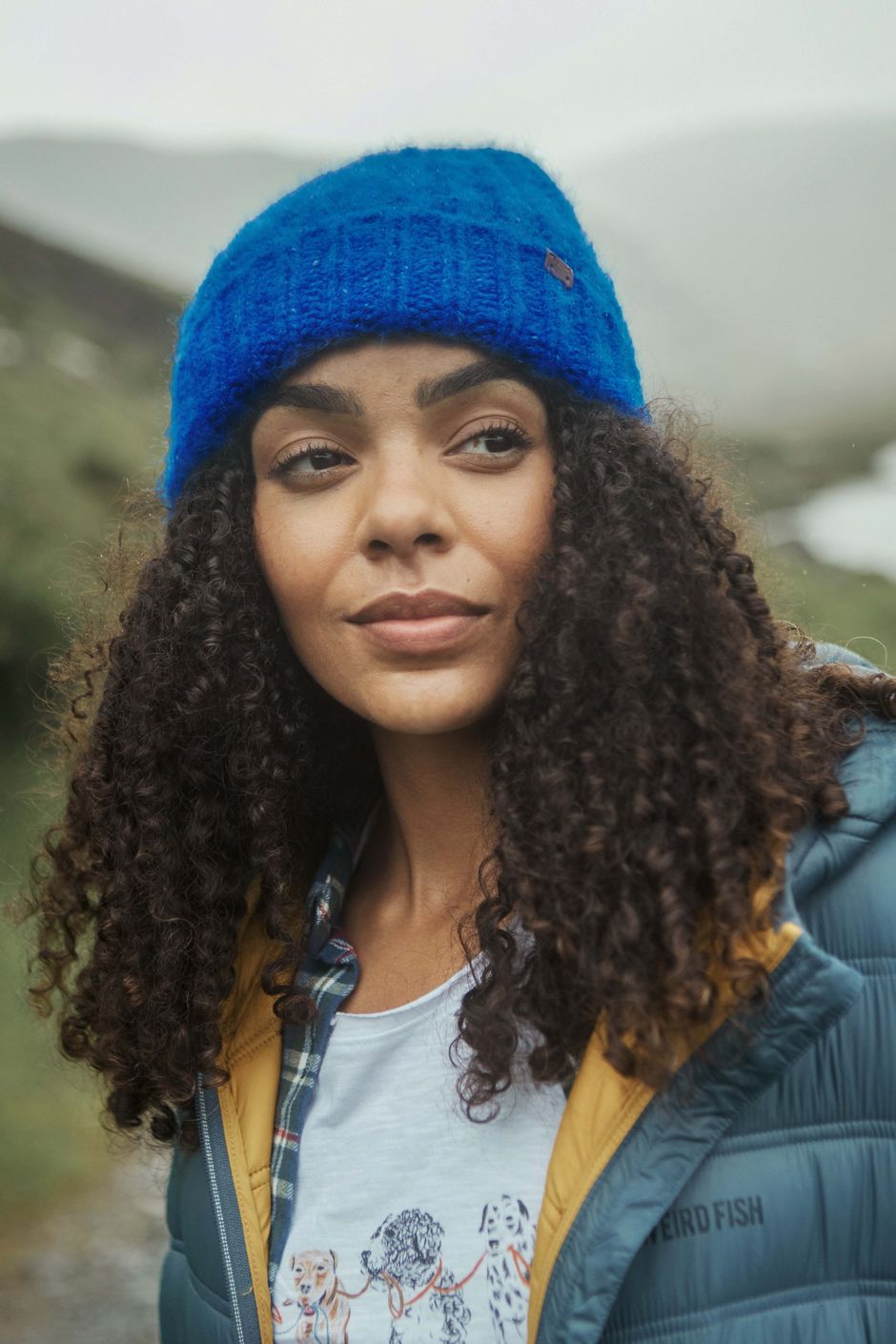 Clare Double Rib Beanie Hat Olympian Blue