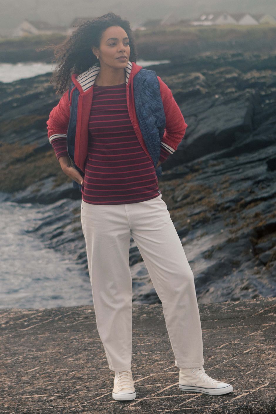 Beryl Barrel Jeans Cream