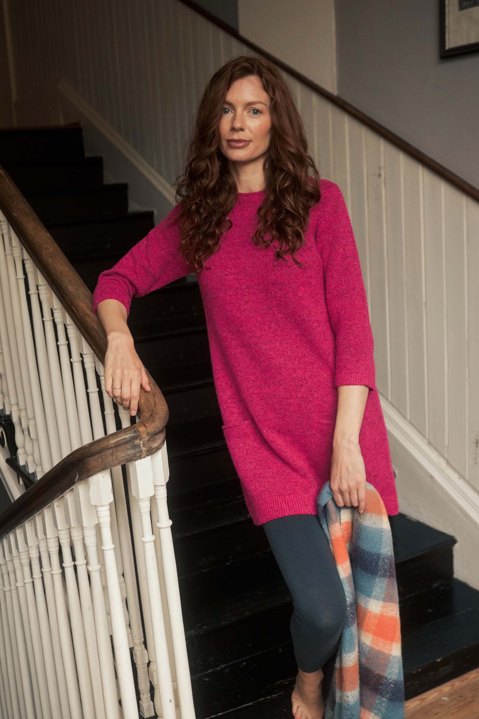 Nova Knitted Tunic Foxglove