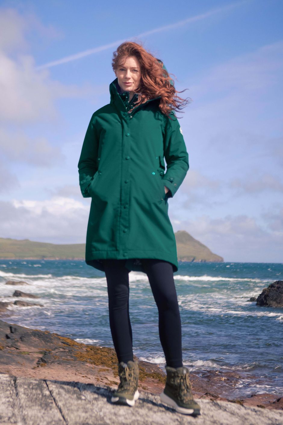 Kenzie Waterproof Coat Deep Teal