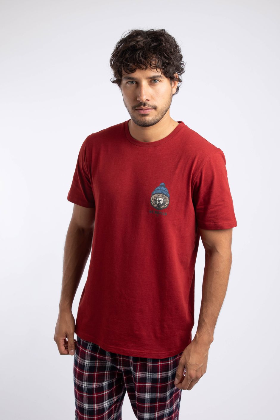 Buckley Front Print Graphic T-Shirt Barn Red