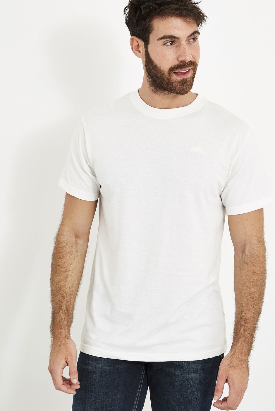 Fished T-Shirt Dusty White Marl