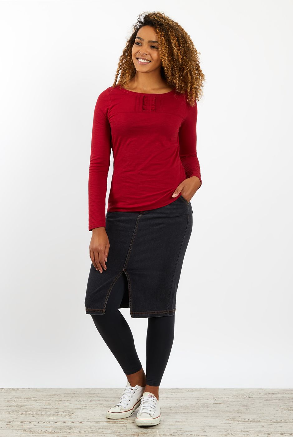 Carolina Organic Cotton Outfitter T-Shirt Rich Red