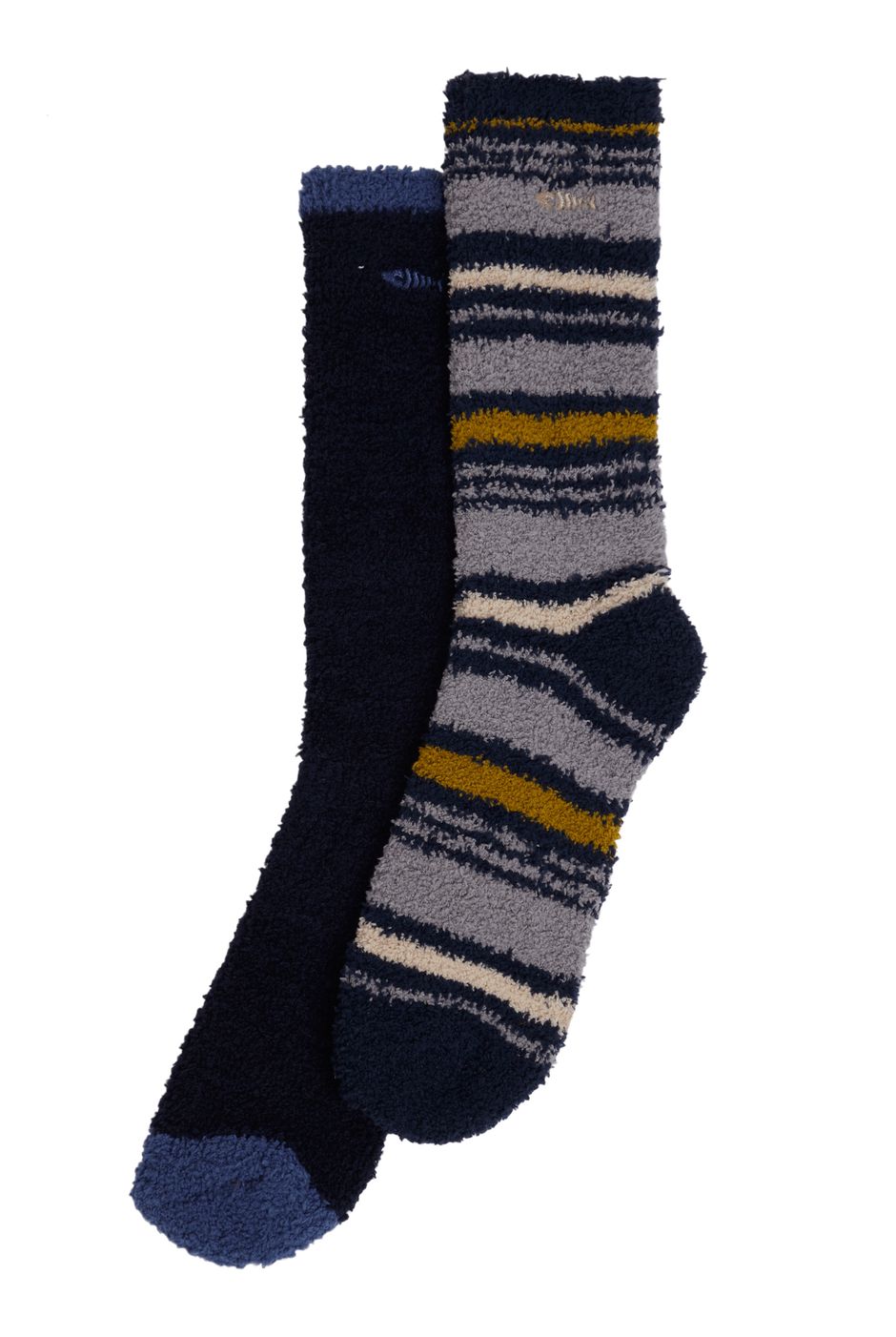 Allory Fluffy Socks Navy