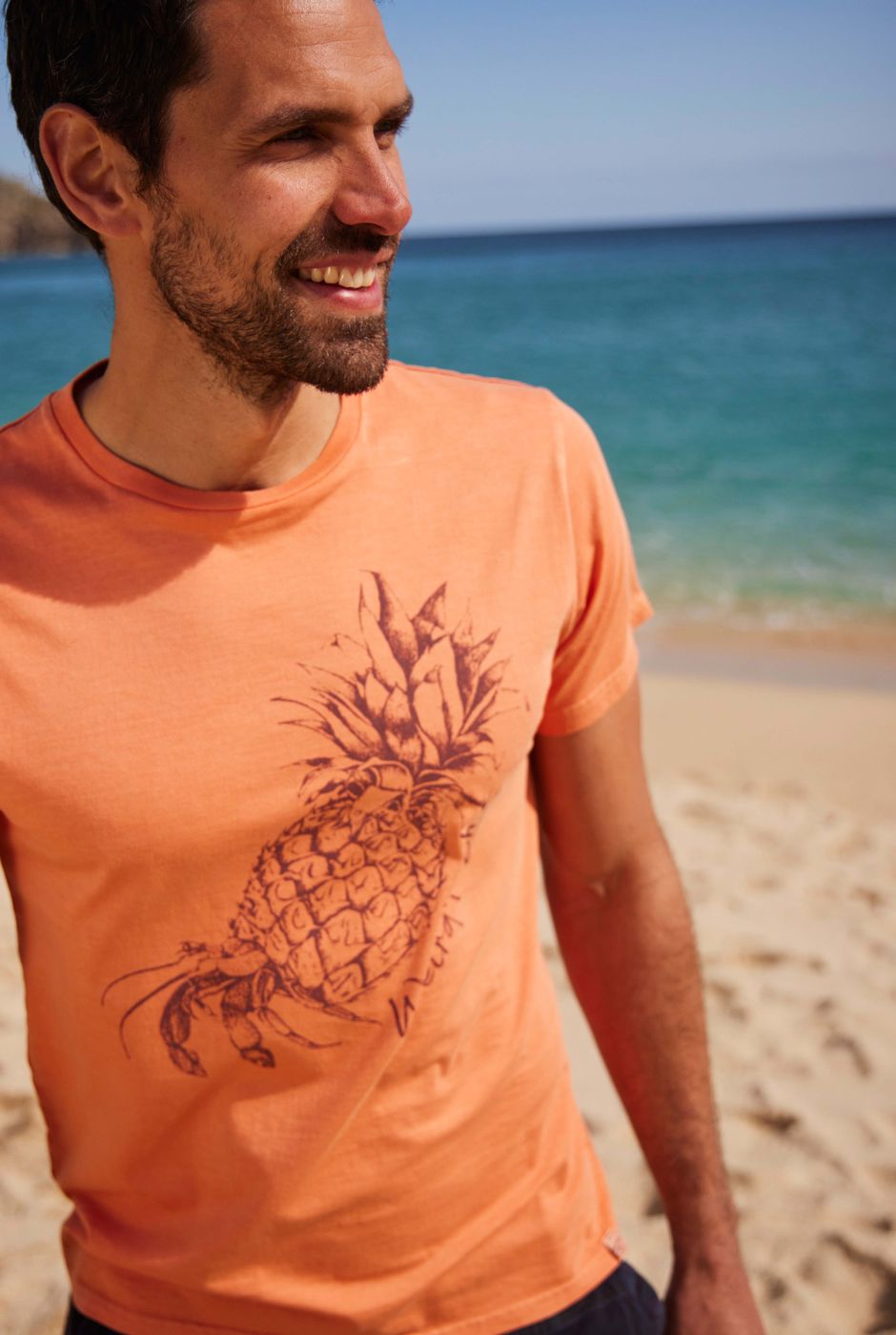 Hermie Organic Cotton T-Shirt Orange