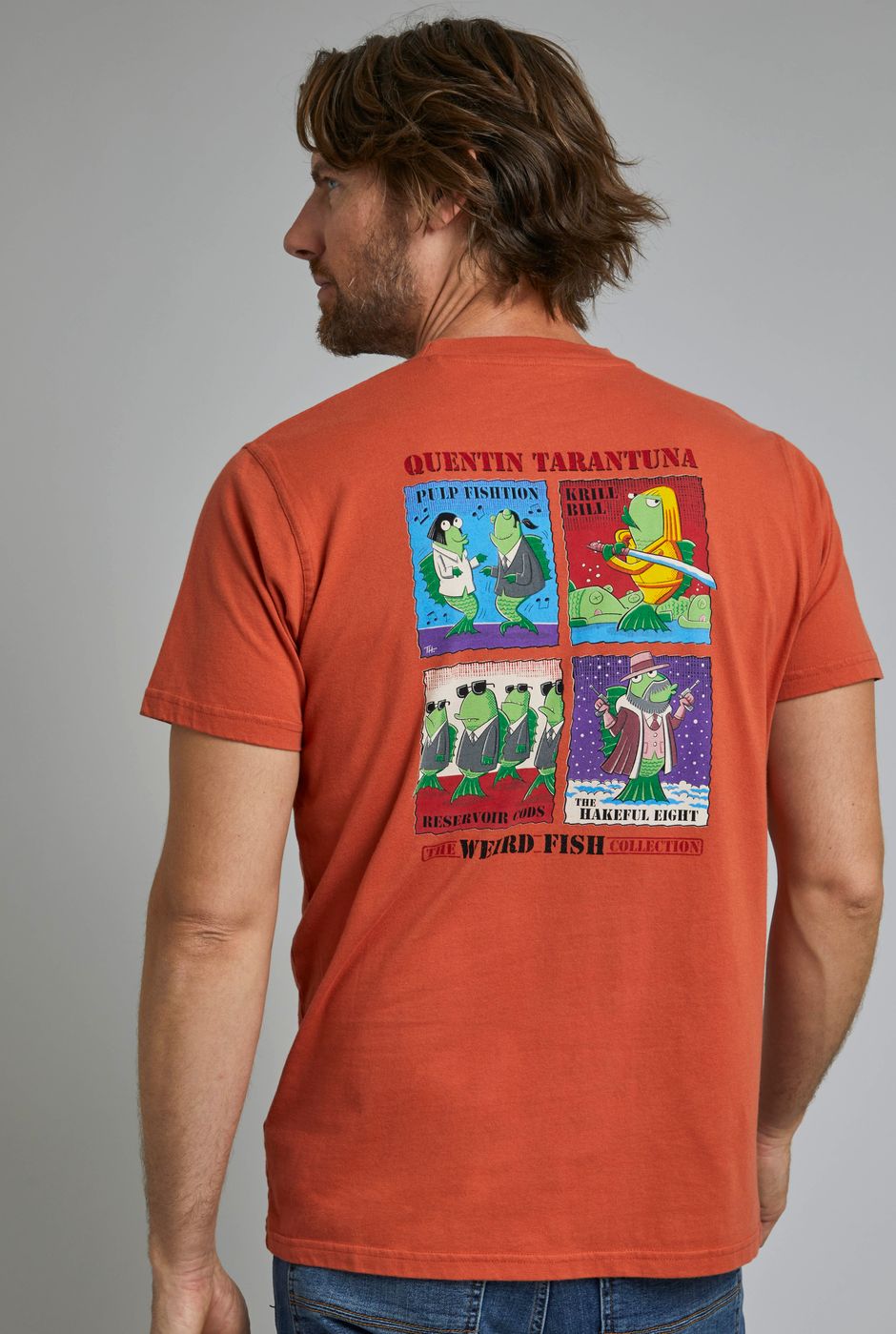 Tarentuna Organic Cotton Artist T-Shirt Rust