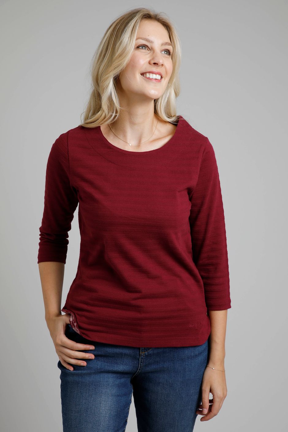 Essin Organic Cotton Jersey Outfitter T-Shirt Burgundy