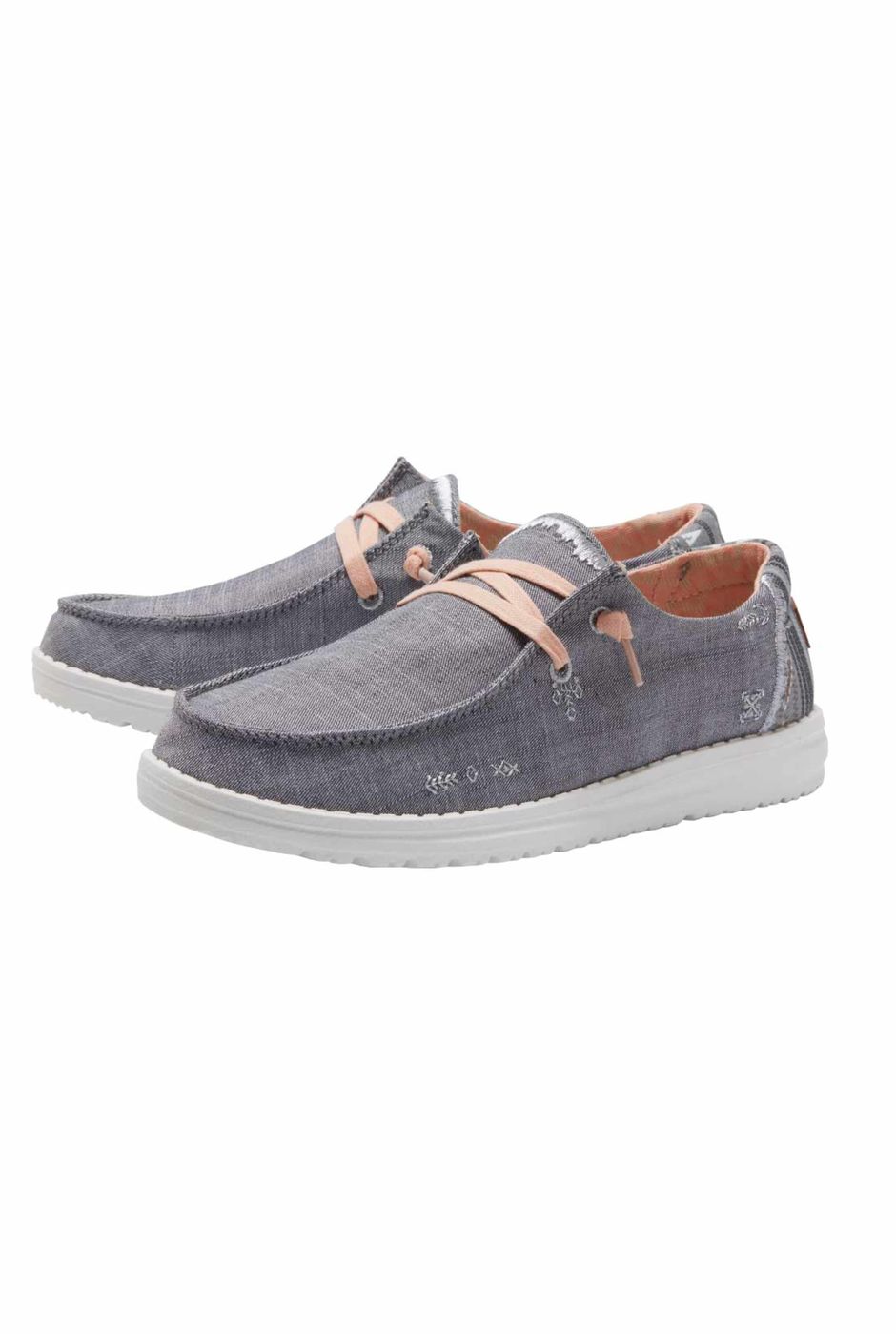 Hey Dude Wendy Boo Lightweight Canvas Shoes Grey