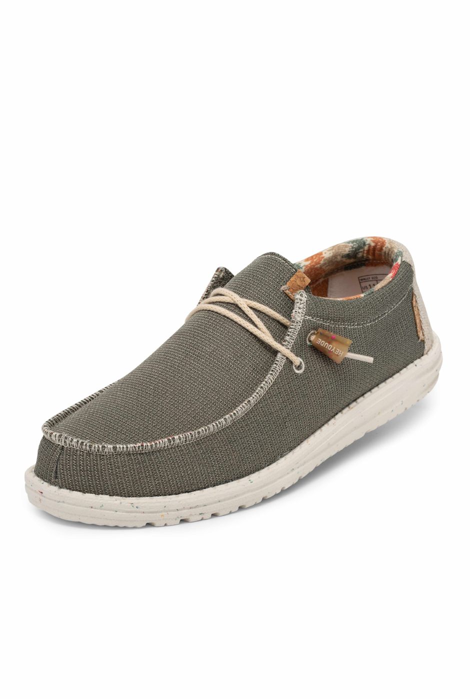 Hey Dude Wally Eco Sox Lightweight Shoes Olive